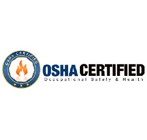 OSHA Certified logo used by Commercial Exteriors Siding Contractor, Charleston